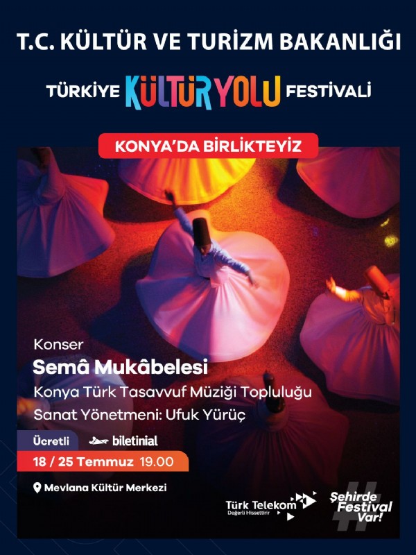 TÜRKİYE KÜLTÜR YOLU FESTİVALİ, KONYA’NIN TARİHİ VE KÜLTÜREL MİRASINI ZİYARETÇİLERLE BULUŞTURACAK